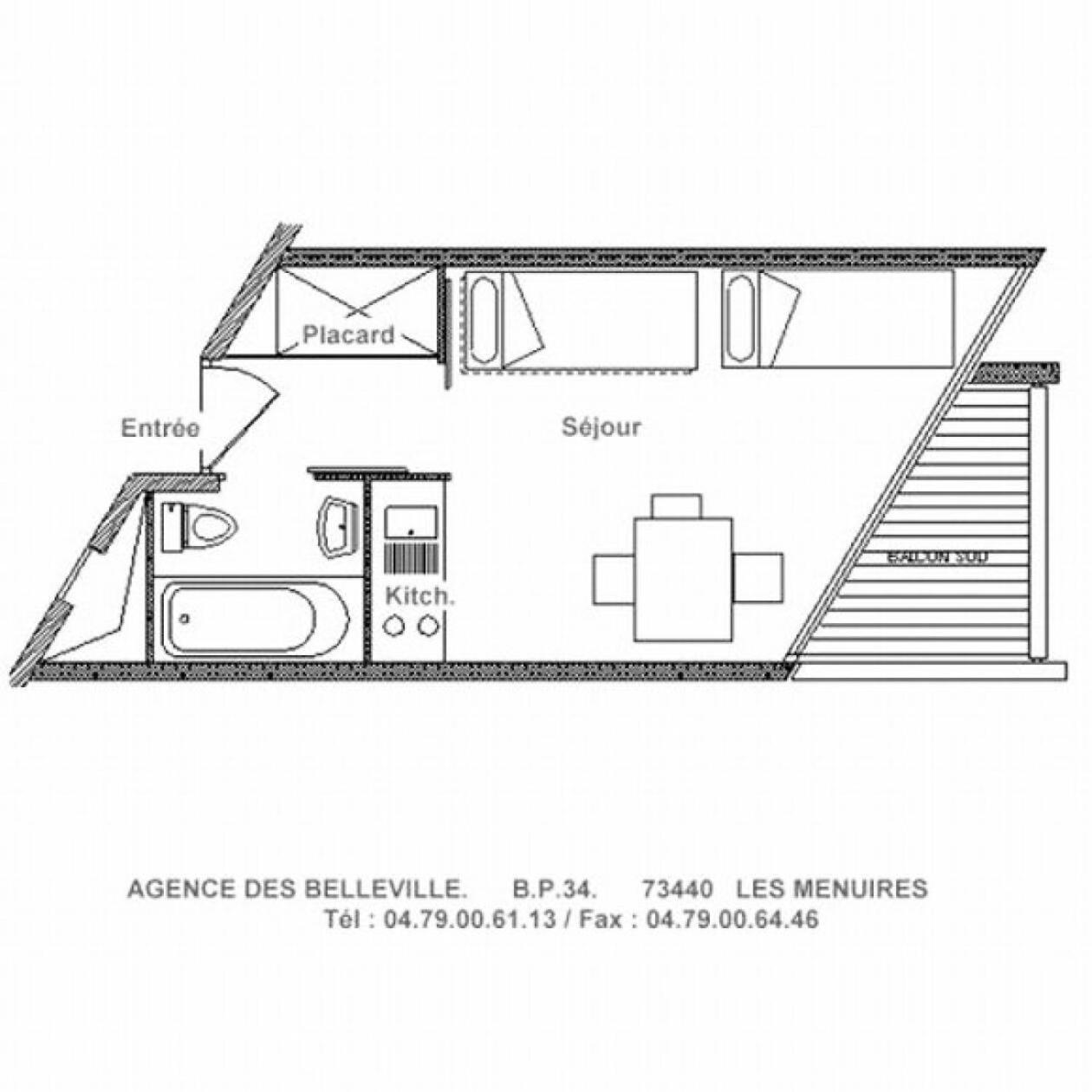 Residence Grande Masse - Studio Lumineux - Acces Direct Aux Pistes - Balcon Mae-2744 سان-مارتن-دي-بيفيل المظهر الخارجي الصورة